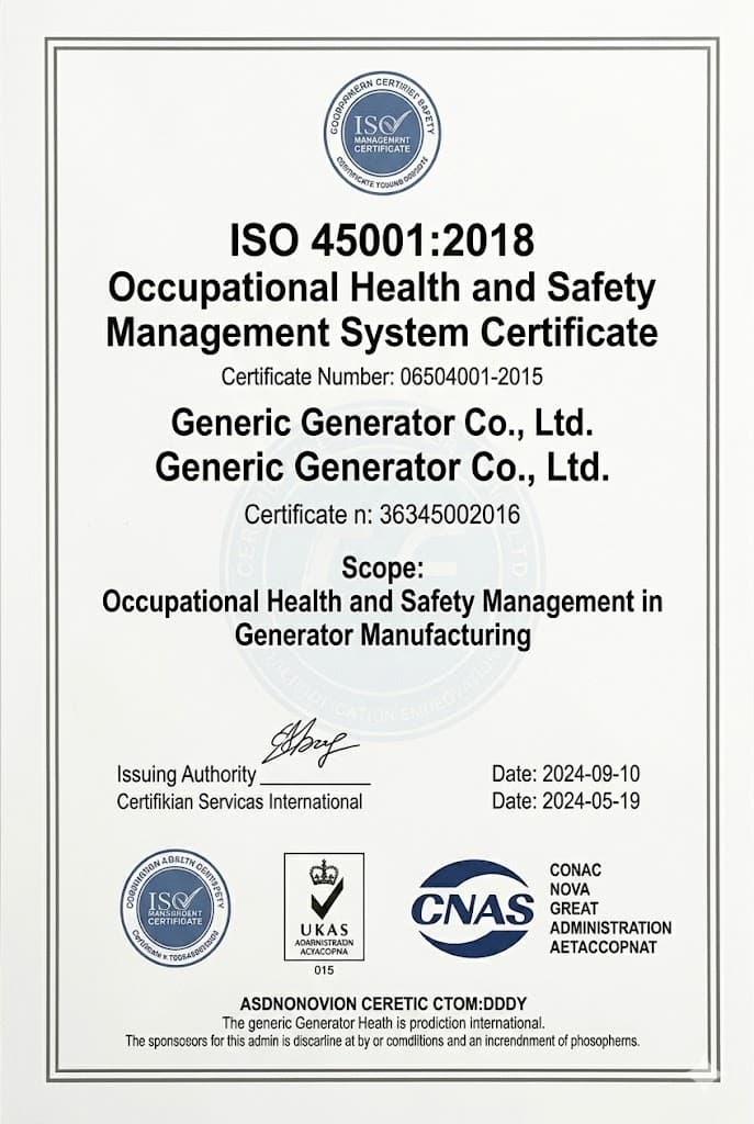 ALEO POWER certificate image 2