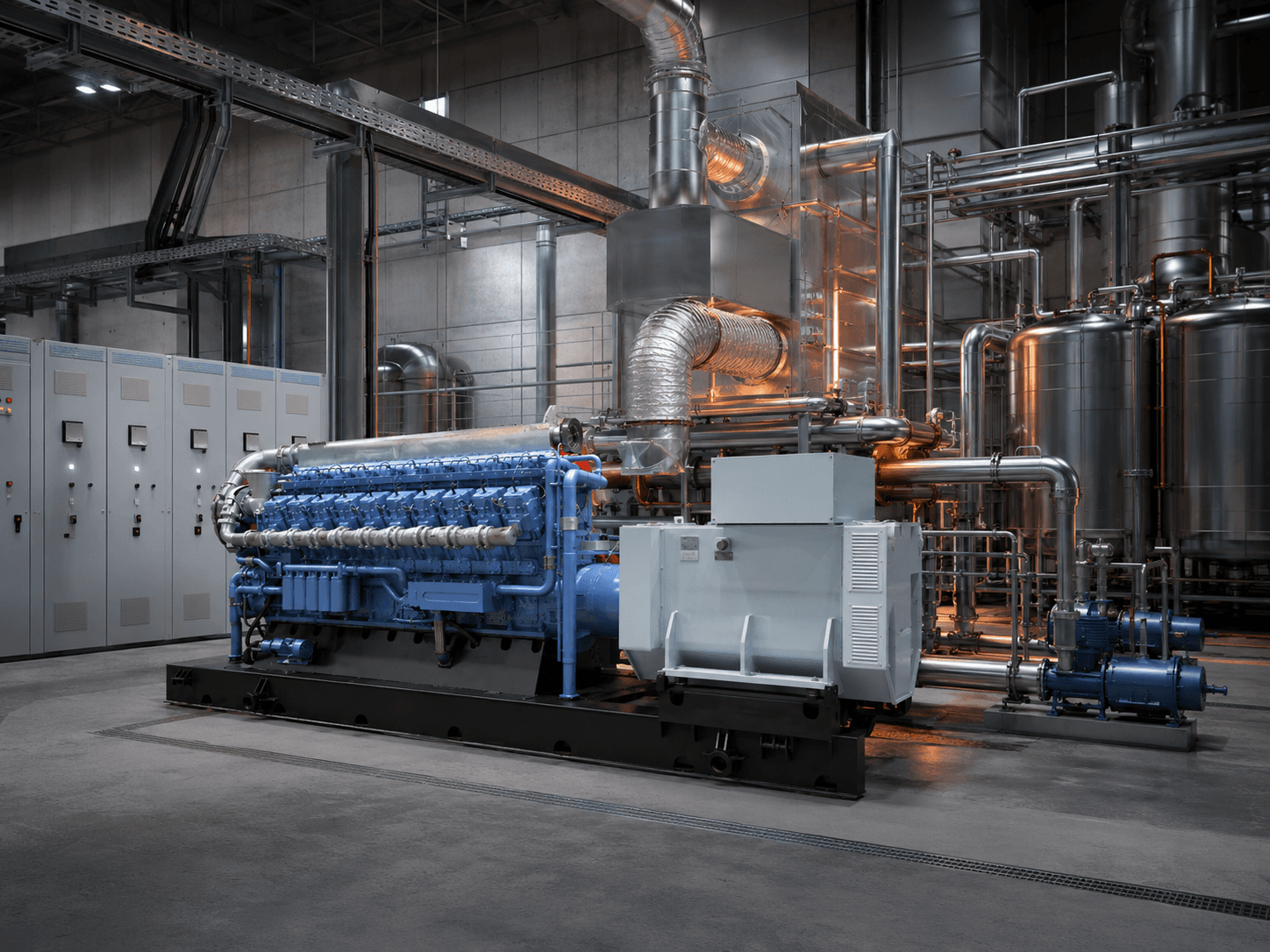 16V190 Gas Generator Set visual